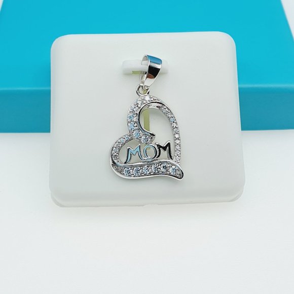 "925 Sterling Silver CZ Beautiful Pendant for Women, 1USPAR4022 - Picture 8 of 11